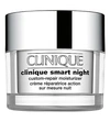 CLINIQUE CLINIQUE SMART NIGHT CUSTOM REPAIR COMBINATION OILY SKIN MOISTURISER,59692485