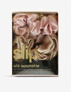 SLIP SLIP MULTI SILK SCRUNCHIES PACK OF THREE,99111908