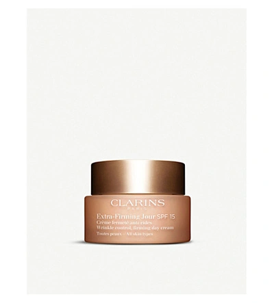 Clarins Extra-firming Day Cream Spf 15 50ml In White