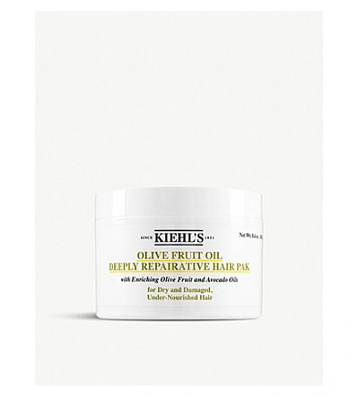 Kiehl's Since 1851 8.4 Oz. Olive Fruit Oil Deeply Repairative Hair Pak In White