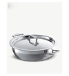 LE CREUSET LE CREUSET STAINLESS STEEL 3-PLY STAINLESS STEEL SHALLOW BRAISER 26CM,59425731