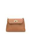 BALLANTYNE DIAMOND SHOULDER BAG IN BROWN,QLB956ULE06 14681