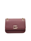 DOLCE & GABBANA DG MILLENNIALS BAG IN BURGUNDY,BB6795 AX441 8M300