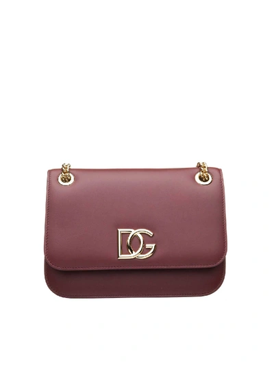 Dolce & Gabbana Dg Millennials Bag In Burgundy In Red