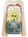STELLA MCCARTNEY WE ARE THE WEATHER PRINT KNITTED SWEATER