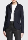 Rag & Bone Slade Wool Stand-collar Blazer In Sal