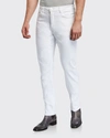 Monfrere Men's Straight-fit Jeans In Blanc