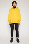 ACNE STUDIOS Oversized hooded sweatshirt Honey yellow
