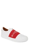 Givenchy Urban Knots Sneaker In White/red