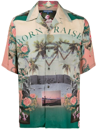 Bornxraised Photographic Print Shirt In Green