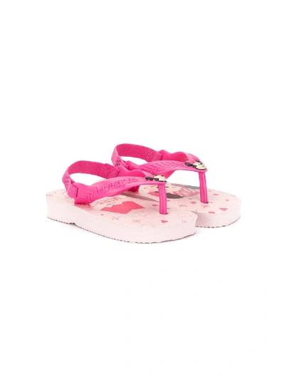 Havaianas Kids' Disney Open-toe Sandals In Pink