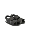 Babywalker Kids' Double Strap 10mm Sandals In Black