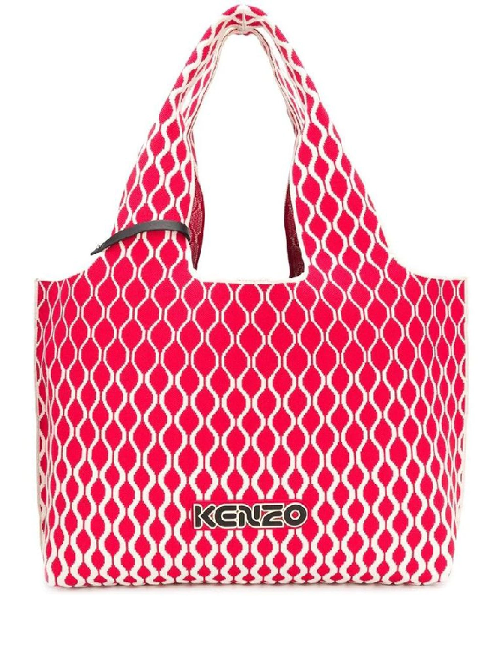 Kenzo Flyknit Jacquard Tote Bag In Red | ModeSens