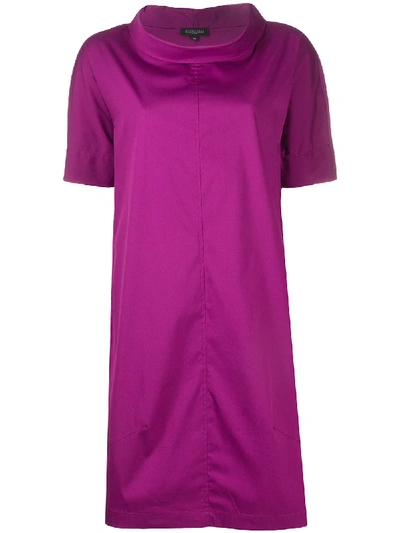 Antonelli Kleid Mit Stehkragen In Purple