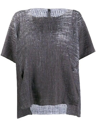 Pierantoniogaspari Textured Top In Grey