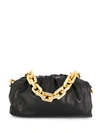 Bottega Veneta The Chain Pouch Shoulder Bag In Nero