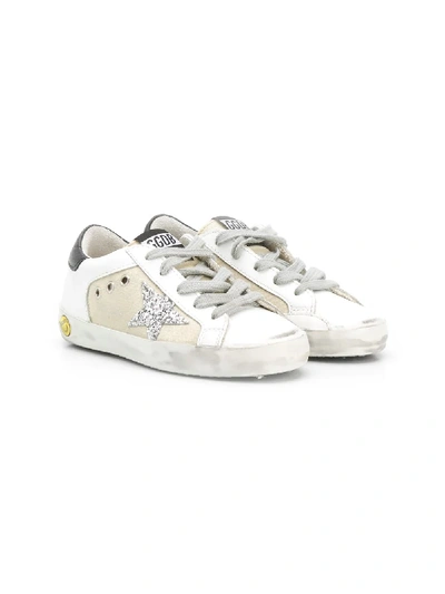 Golden Goose Kids' Superstar Low-top Trainers In White