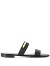 GIUSEPPE ZANOTTI DOUBLE STRAP SANDALS