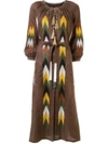 Vita Kin Arizona Midi Dress In Brown