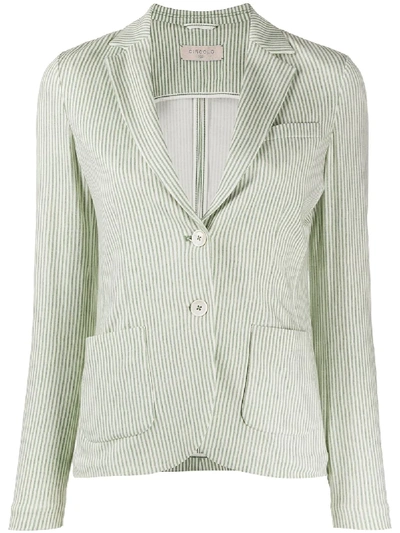 Circolo 1901 Americana Single Breasted Blazer In Green