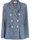 ALTEA DOUBLE BREASTED DENIM BLAZER