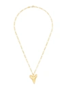 ANNI LU PROTECT ME 18KT GOLD-PLATED NECKLACE