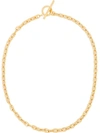 ALL BLUES PILL POLISHED GOLD VERMEIL NECKLACE