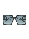 DIOR 30MONTAIGNE OVERSIZED-FRAME SUNGLASSES