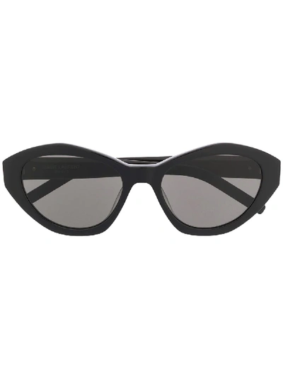 Saint Laurent Sl M60 Sunglasses In Black