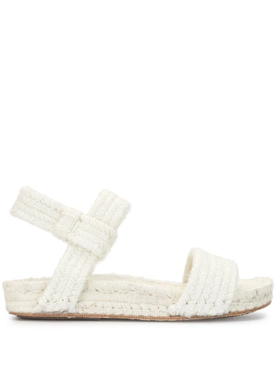 Cherevichkiotvichki Woven-rope Sandals In White