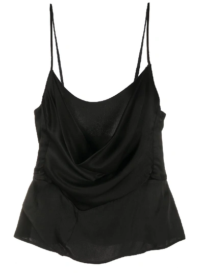 Ainea Camisole-top Mit Rundem Ausschnitt In Black