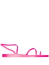 Ancient Greek Sandals Women's Eleftheria Braided Jelly Sandals In Pink