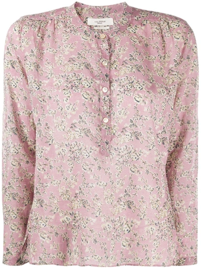 Isabel Marant Étoile Floral Print Blouse In Pink