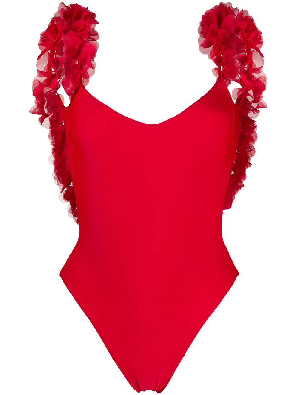 flower back swimsuit