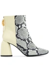 ELLERY CLEMENTE 85MM ANKLE BOOTS