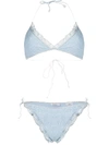 Oseree Viola Glitter Bikini In Blue