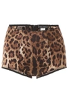 Dolce & Gabbana Docle & Gabbana Underwear Leopard Print High In Brown,black