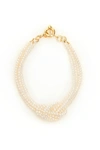 TIMELESS PEARLY KNOT PEARL NECKLACE