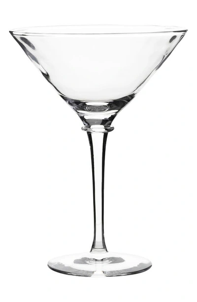 Juliska Puro Textured Martini Glass In Clear