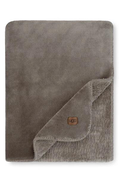 Ugg Whistler Throw Blanket In Light Fawn