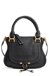 Chloé Marcie Small Double Carry Bag In Black