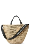 STELLA MCCARTNEY AJOUREE RAFFIA TOTE,700025W8660