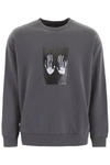 MARCELO BURLON COUNTY OF MILAN MARCELO BURLON COUNTY OF MILAN HANDS PRINTED SWEATSHIRT