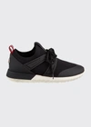 Moncler Black Emilia Sneakers In Black
