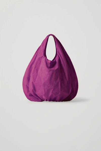 Cos Small Lightweight Shopper In Pink