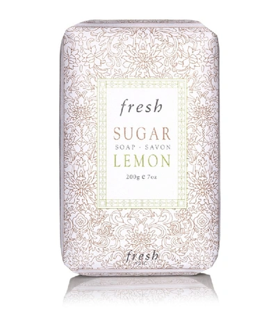 Fresh Sugar Lemon Soap In White