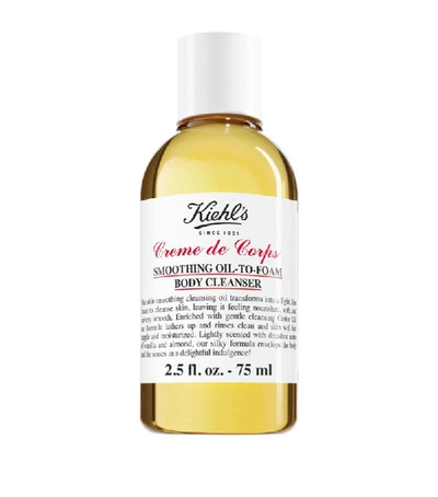 Kiehl's Since 1851 Kiehl's Crème De Corps Smoothing Oil To Foam Body Cleanser (75 Ml) In White
