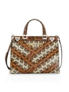 GUCCI Gucci Zumi Snakeskin Medium Top Handle Bag