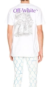 OFF-WHITE PENCIL KISS SHORT SLEEVE TEE,OFFF-MS166