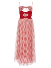ADAM LIPPES RED LACE CAMI DRESS,S18708AG